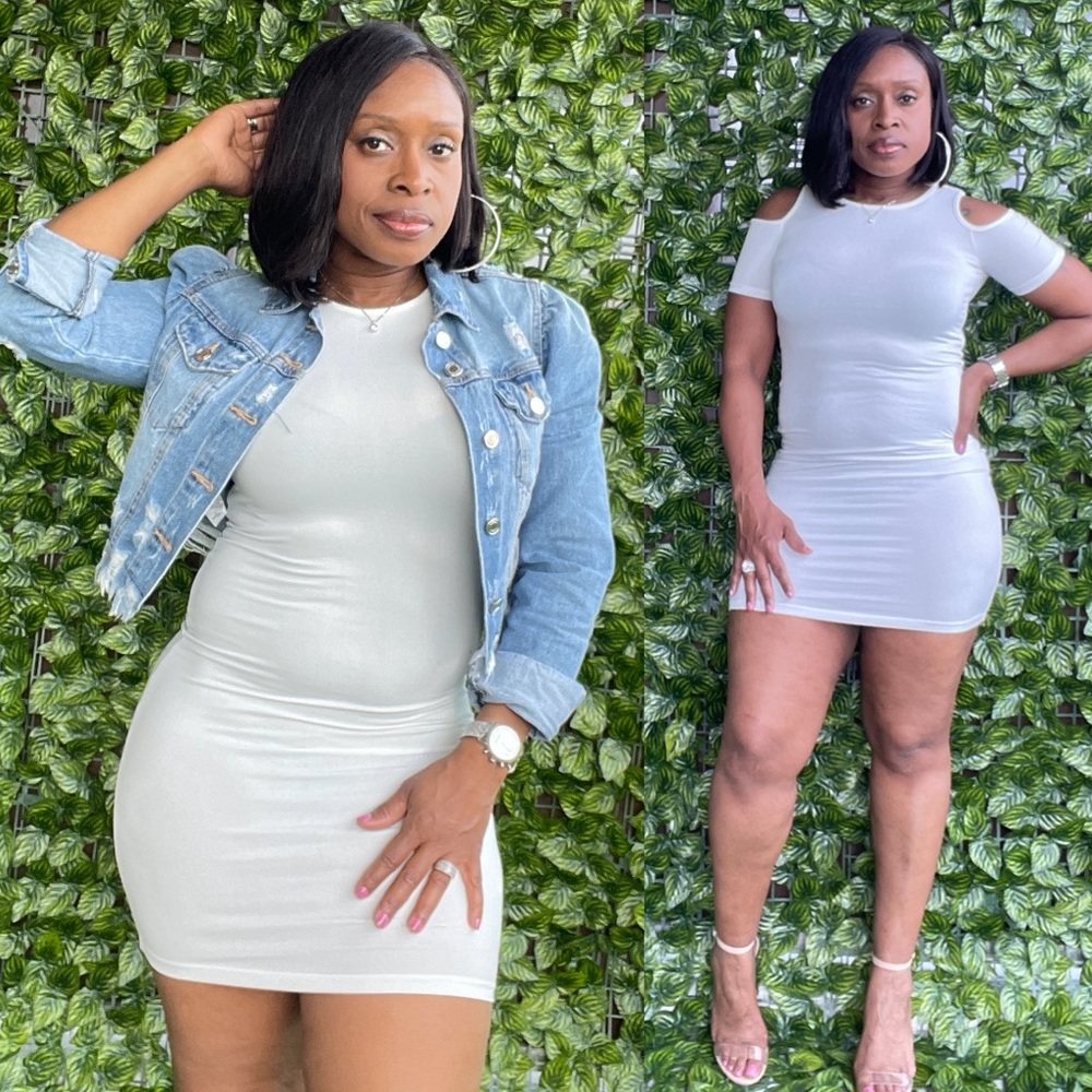 WHITE DRESS NEW WITHOUT TAGS!